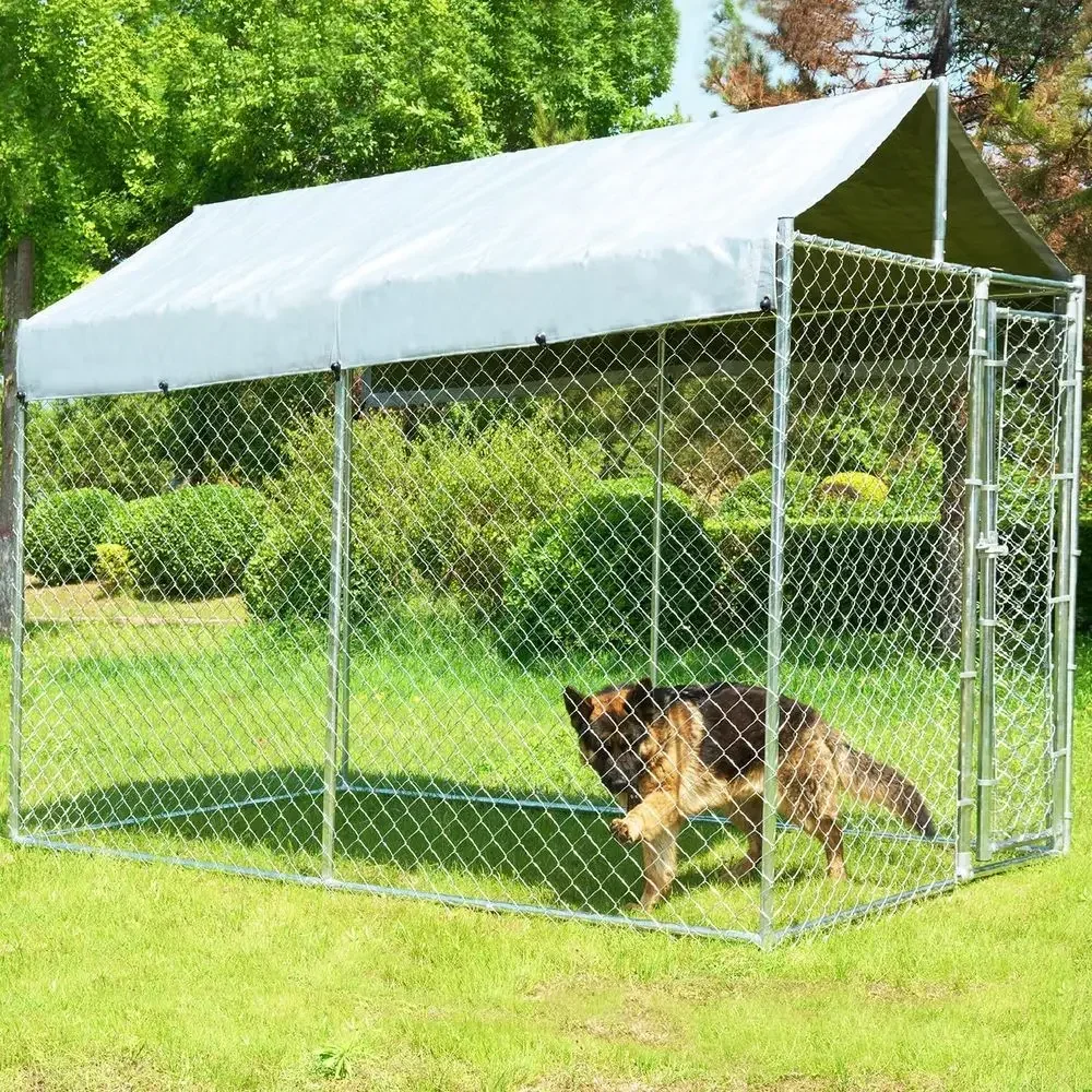 Stevige buitenhondenkennel van - Security Chain Door recensie en prijs