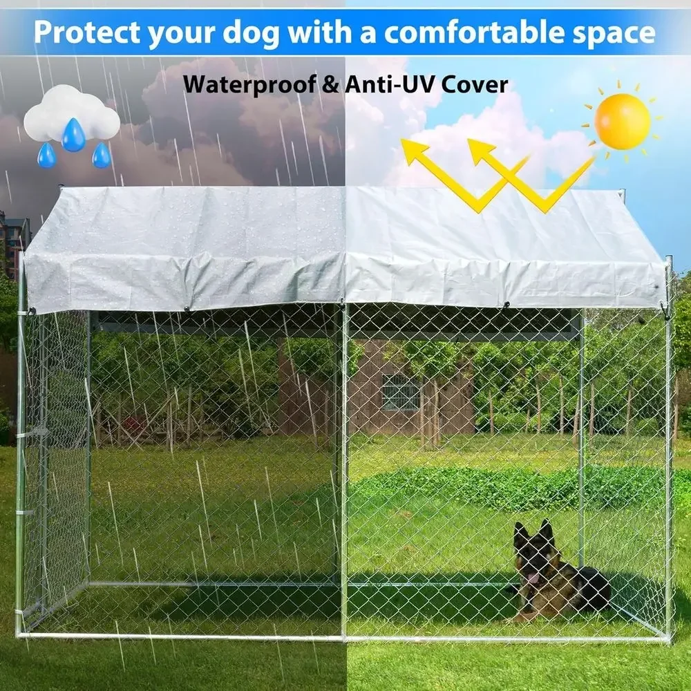 Stevige buitenhondenkennel van - Security Chain Door recensie en prijs