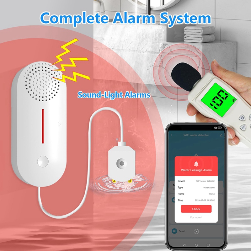 Waterdetectoralarm, slimme wat - Water Alarm Sensor recensie en prijs