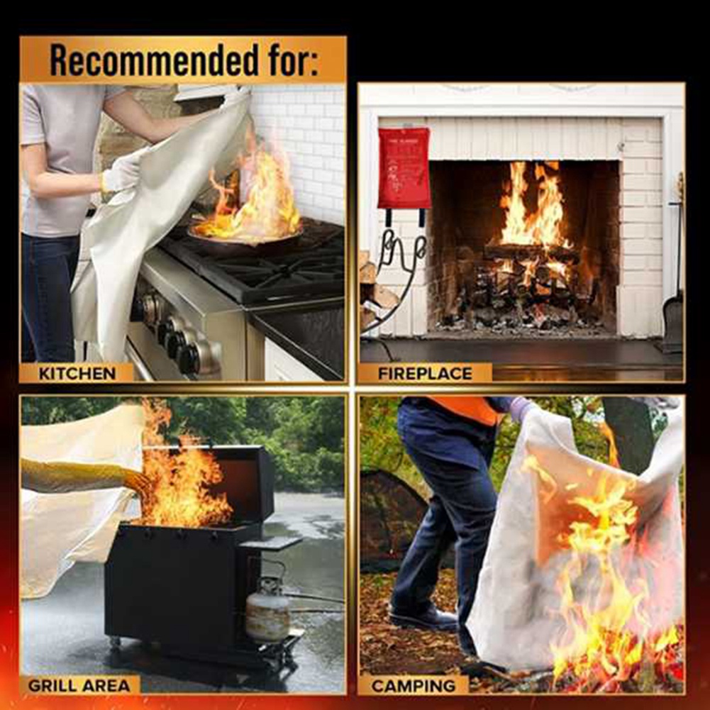 AED2-noodbranddeken, branddeke - Fire Blanket Kitchen recensie en prijs