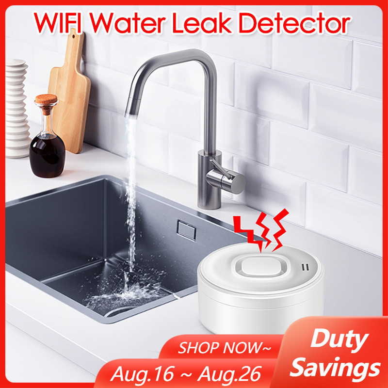 Smart WIFI Waterlekdetector 10 - Water Alarm Sensor recensie en prijs