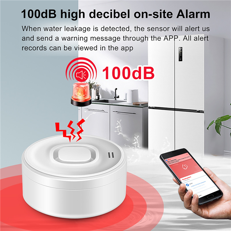 Smart WIFI Waterlekdetector 10 - Water Alarm Sensor recensie en prijs